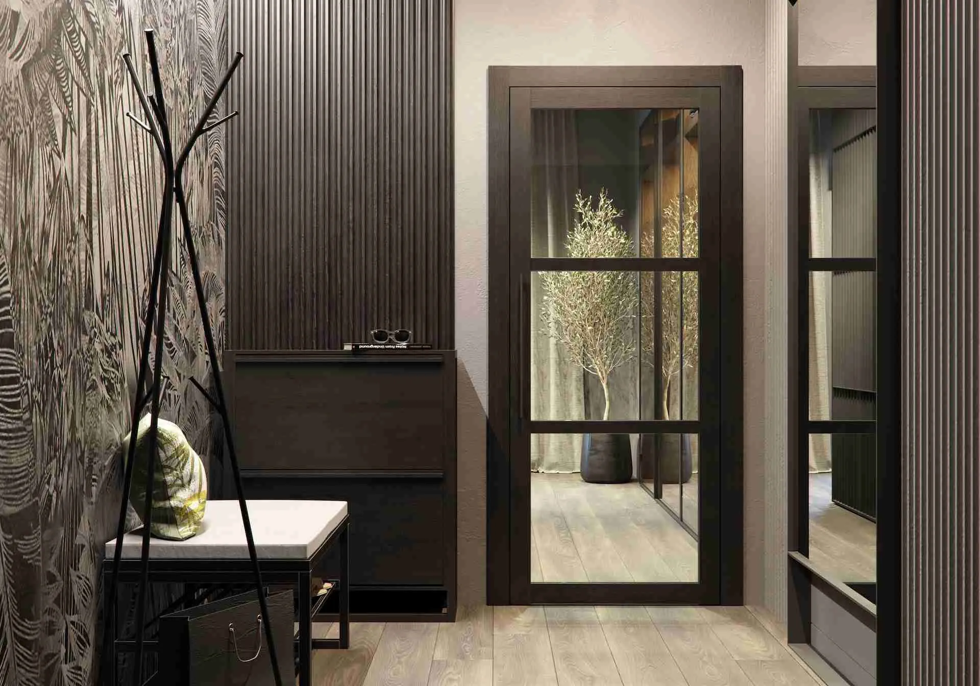 Nowoczesny projekt domu z dużymi oknami aluminiowymi, wieczorna realizacja okien i drzwi przez Salon Home Concept